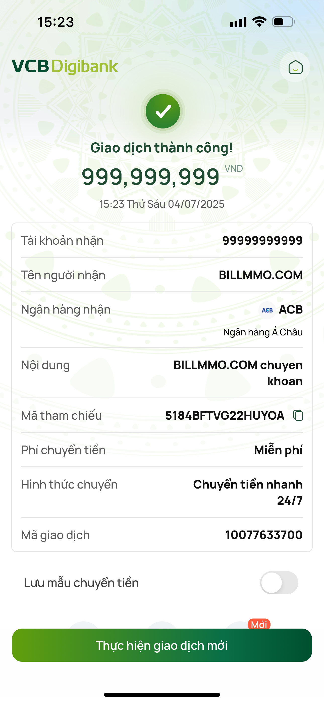 Top 5 web tạo bill chuyển khoản tự động uy tín 2026